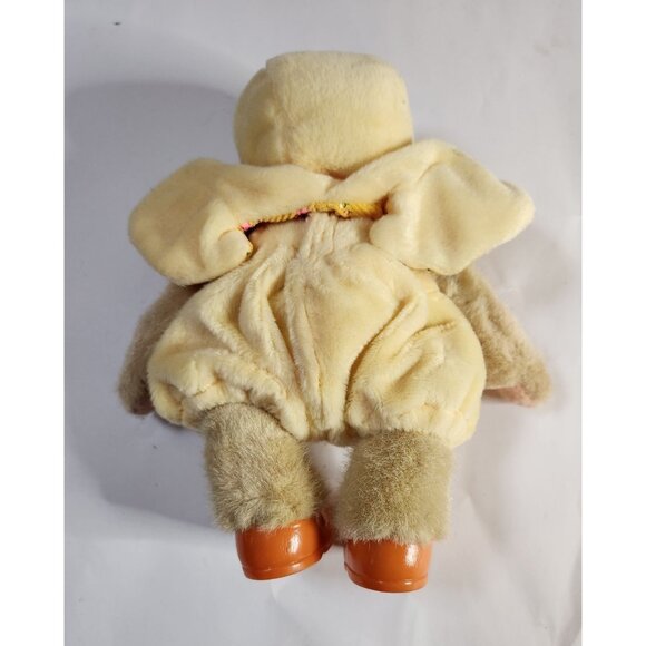 Muffy VanderBear Plush Doll In Yellow Outfit With Orange Shoes & Flowered Bonnet - Picture 5 of 7